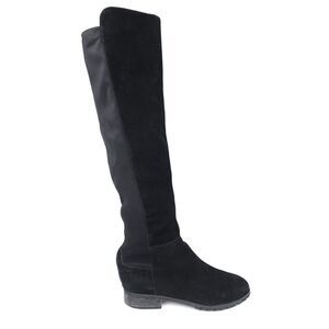 TUCKERNUCK Blondo Black Suede Waterproof Velma Boots Over The Knee Horse‎ Girl 7